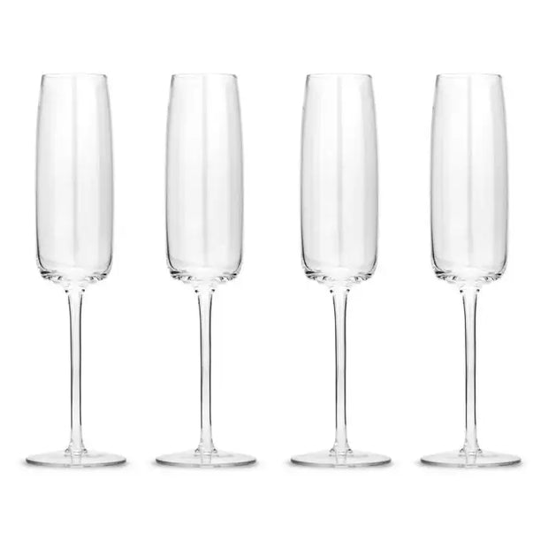 Ripple CHAMPAGNE FLUTE SET OF 4