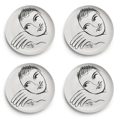 Let's Face It! SIDE PLATE SET OF 4