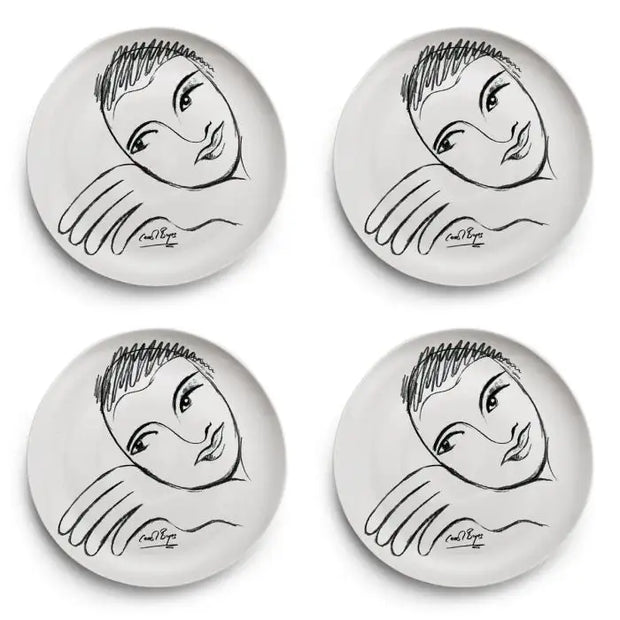 Let's Face It! SIDE PLATE SET OF 4